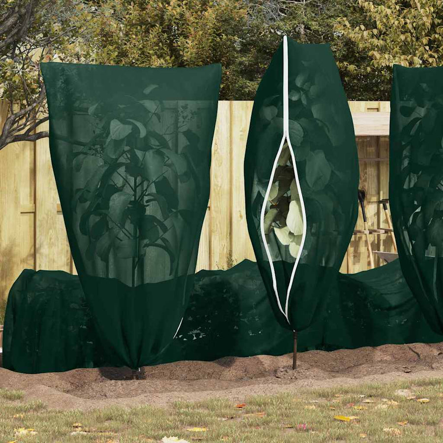 Vorstbescherming Plantenfleece Covers 5 pcs Groen 1,8 x 1,2 m