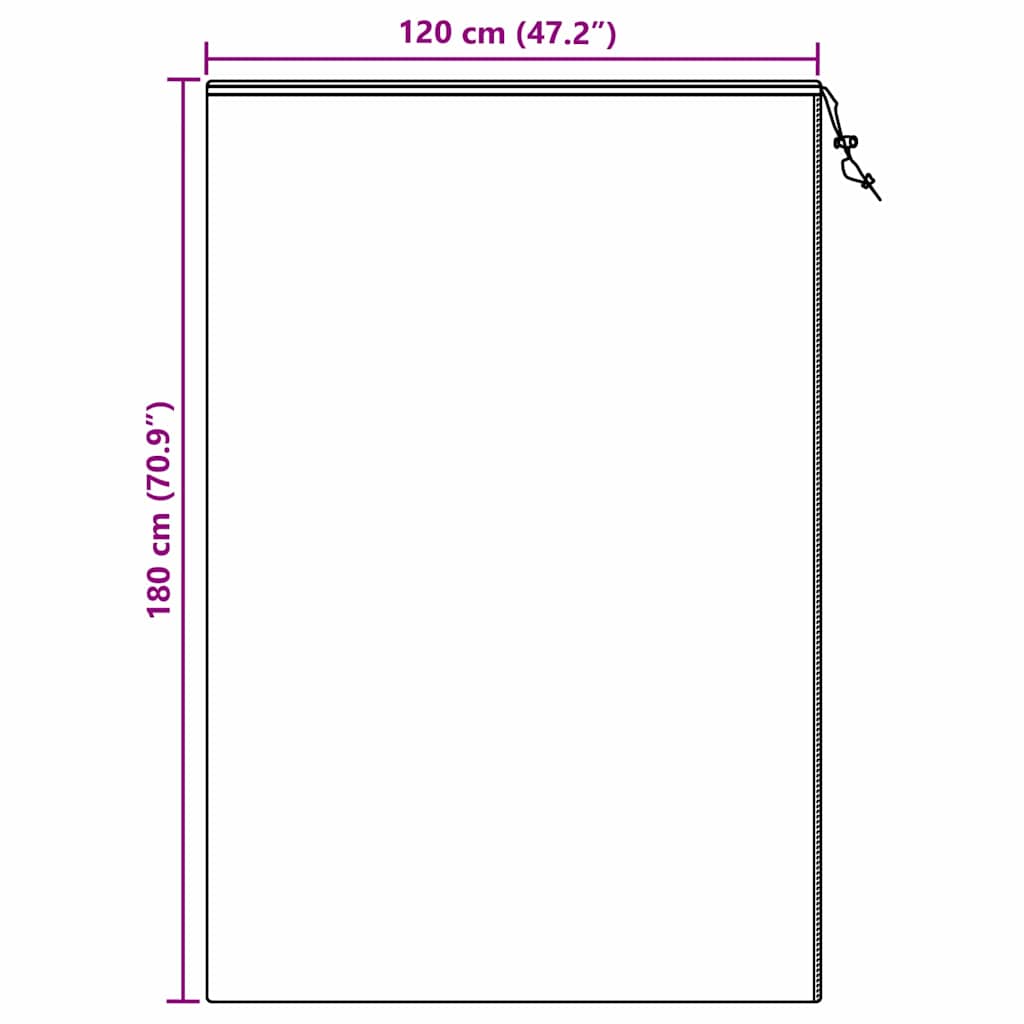 Vorstbescherming Plantenfleece Covers 5 pcs Groen 1,8 x 1,2 m