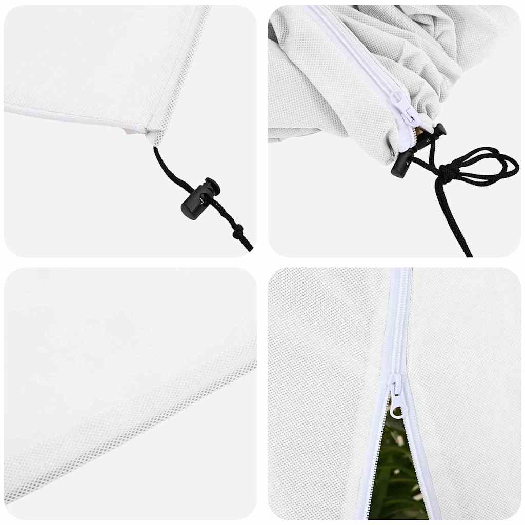 Vorstbescherming Plantenfleece Covers Wit 2,4 x 2 m