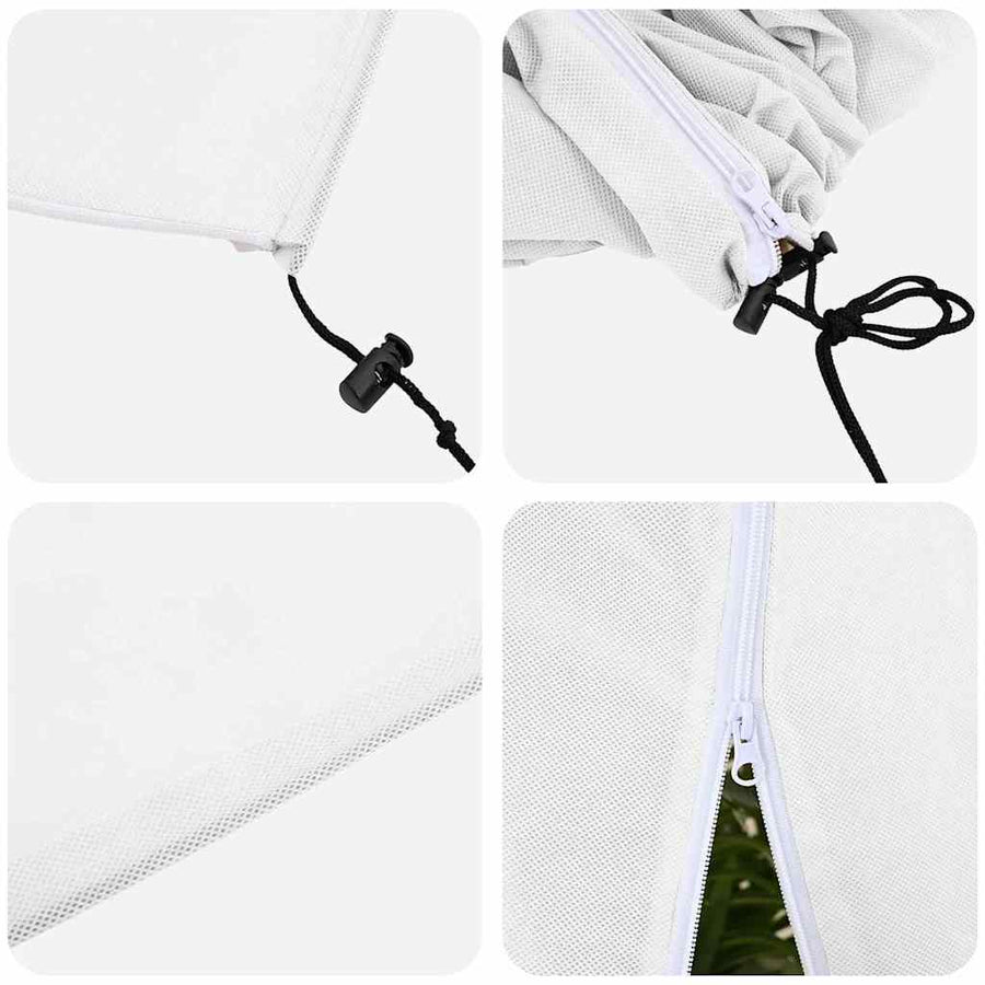Vorstbescherming Plantenfleece Covers Wit 2,4 x 2 m