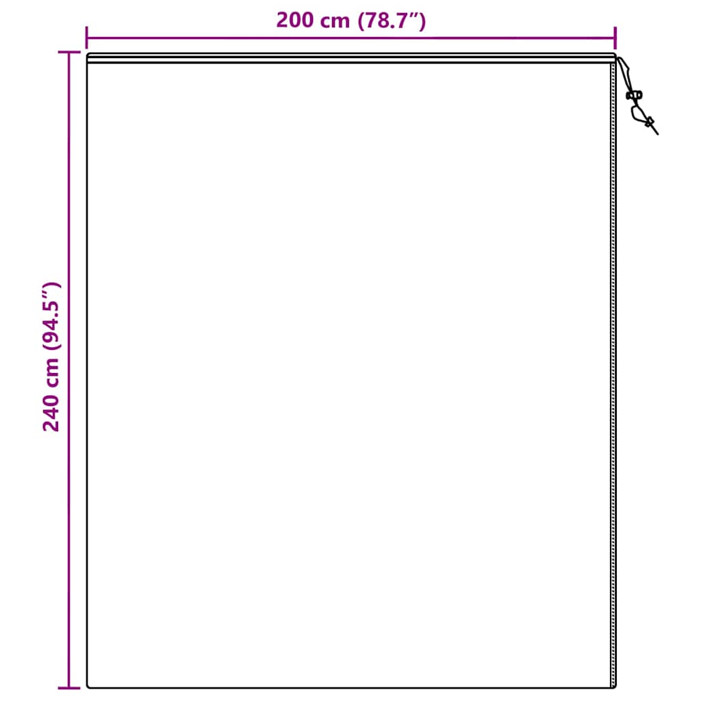 Vorstbescherming Plantenfleece Covers 3 pcs Wit 2,4 x 2 m