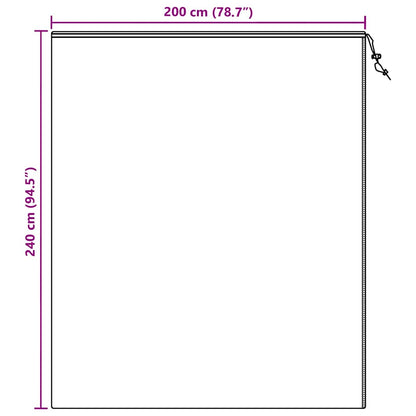 Vorstbescherming Plantenfleece Covers 3 pcs Wit 2,4 x 2 m
