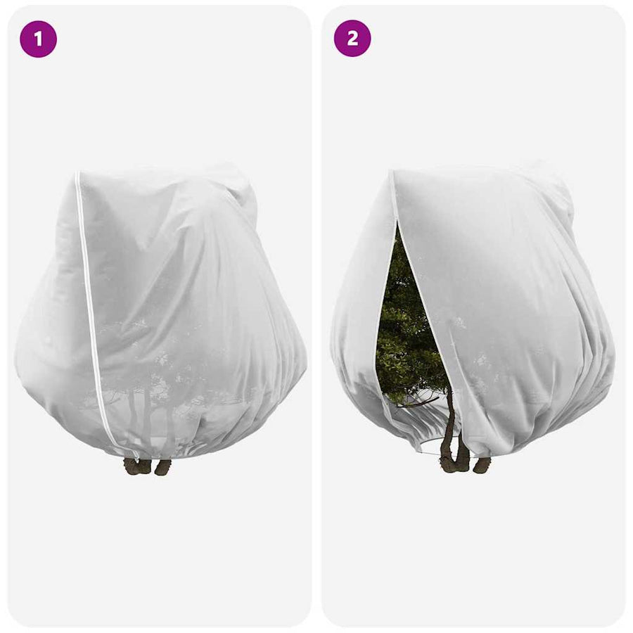 Vorstbescherming Plantenfleece Covers 3 pcs Wit 3.5 x 3.93 m