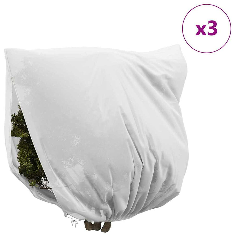Vorstbescherming Plantenfleece Covers 3 pcs Wit 3.5 x 3.93 m