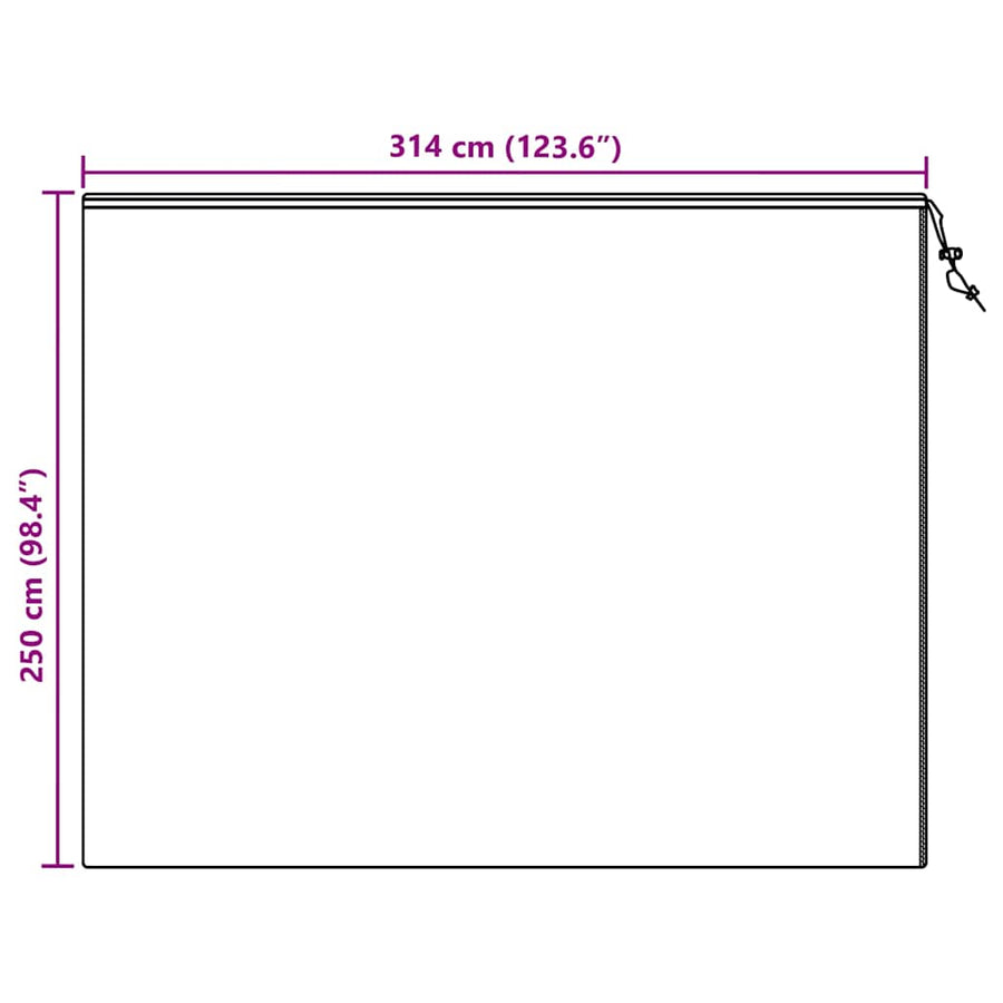 Vorstbescherming Plantenfleece Covers 3 pcs Wit 3.5 x 3.93 m