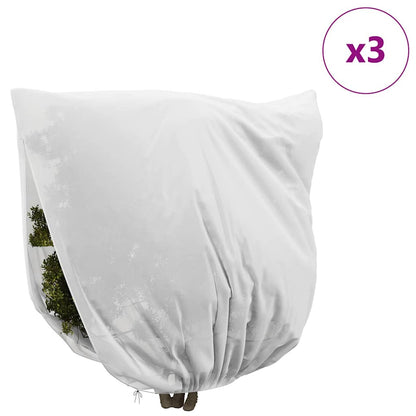 Vorstbescherming Plantenfleece Covers 3 pcs Wit 3.5 x 3.93 m
