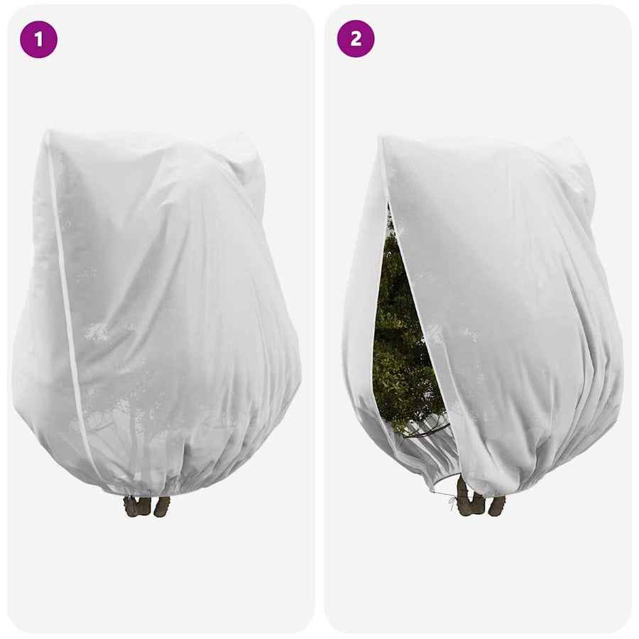 Vorstbescherming Plantenfleece Covers 3 pcs Wit 3.5 x 3.93 m