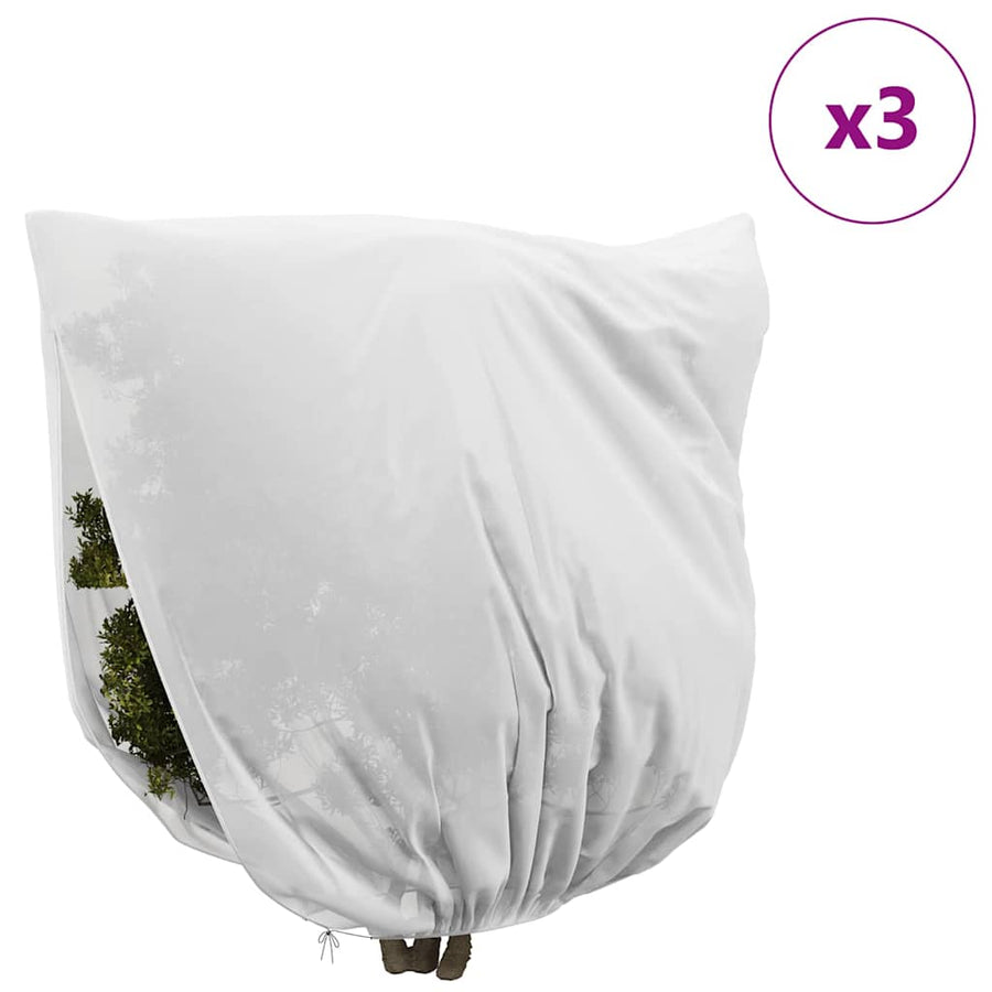 Vorstbescherming Plantenfleece Covers 3 pcs Wit 3.5 x 3.93 m