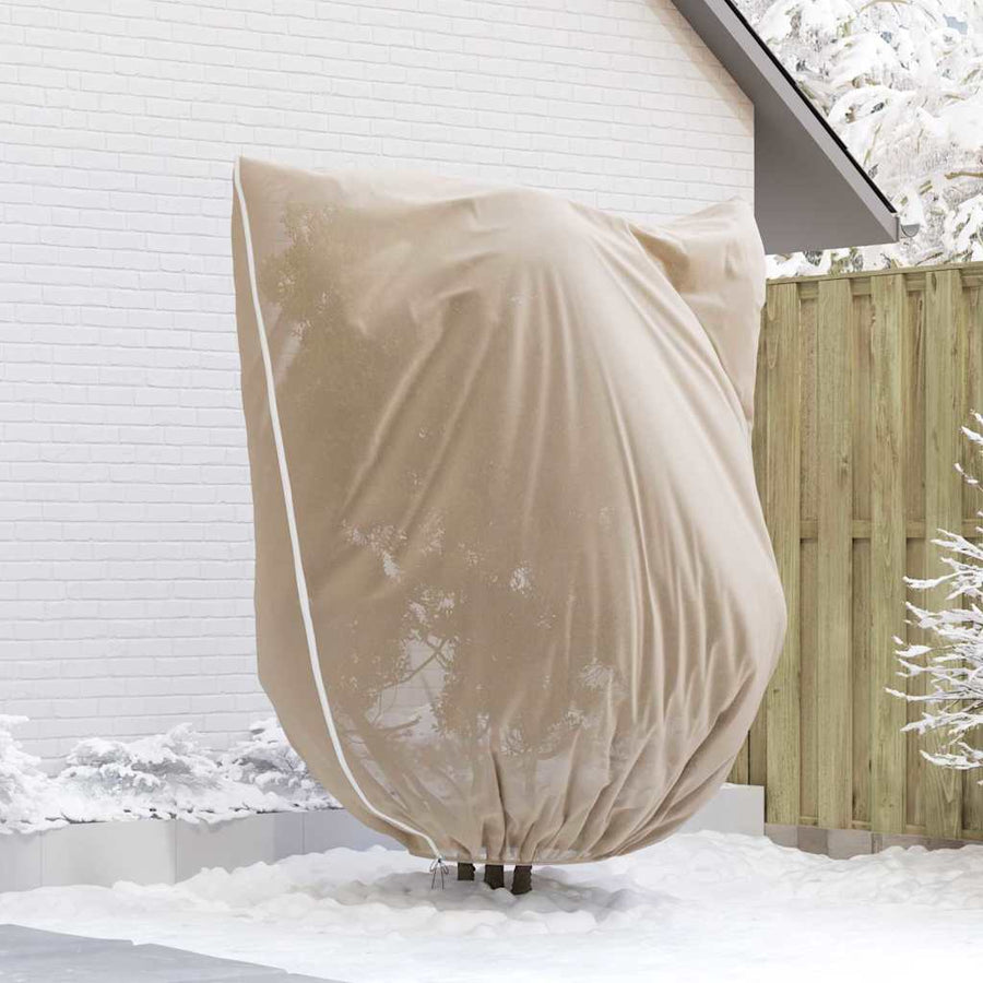 Vorstbescherming Plantenfleece Covers Beige 2,4 x 2 m