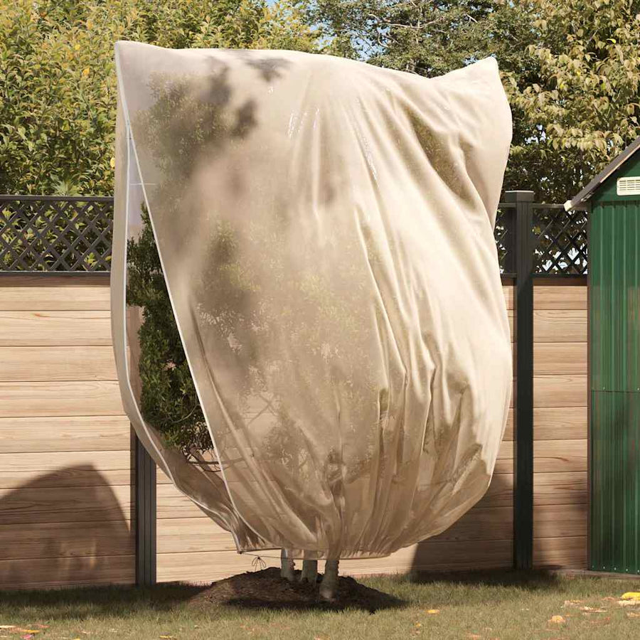 Vorstbescherming Plantenfleece Covers 3 pcs Beige 2,4 x 2 m