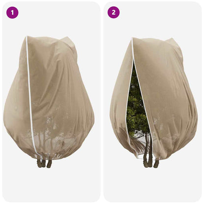 Vorstbescherming Plantenfleece Covers 3 pcs Beige 3,5 x 2,5 m
