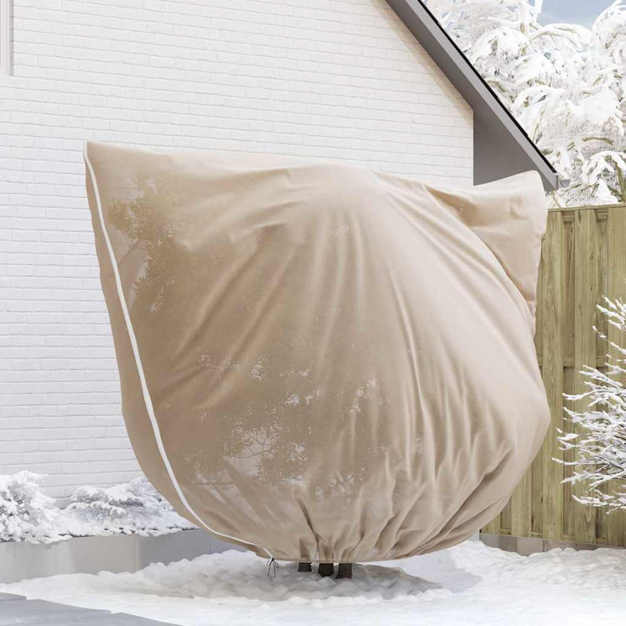 Vorstbescherming Plantenfleece Covers 3 pcs Beige 3.5 x 3.93 m