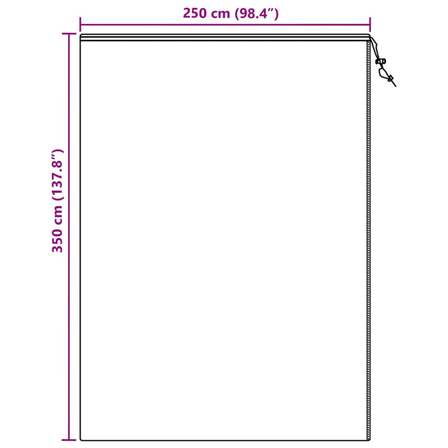 Vorstbescherming Plantenfleece Covers Groen 3,5 x 2,5 m