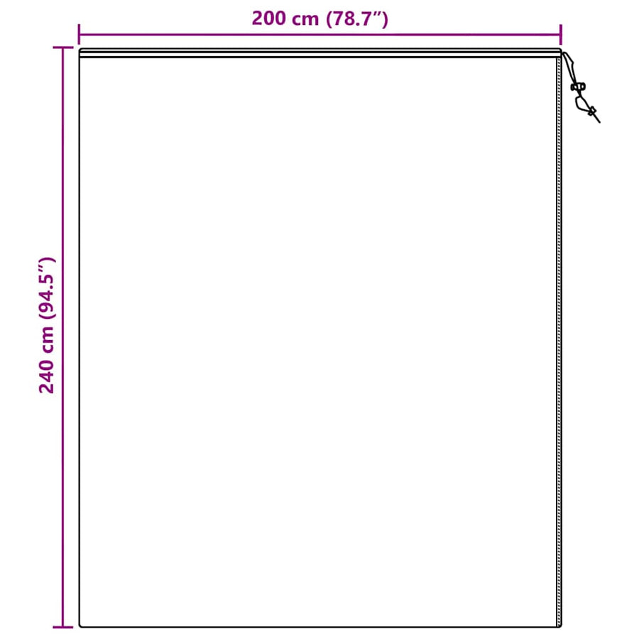 Vorstbescherming Plantenfleece Covers 3 pcs Groen 2,4 x 2 m