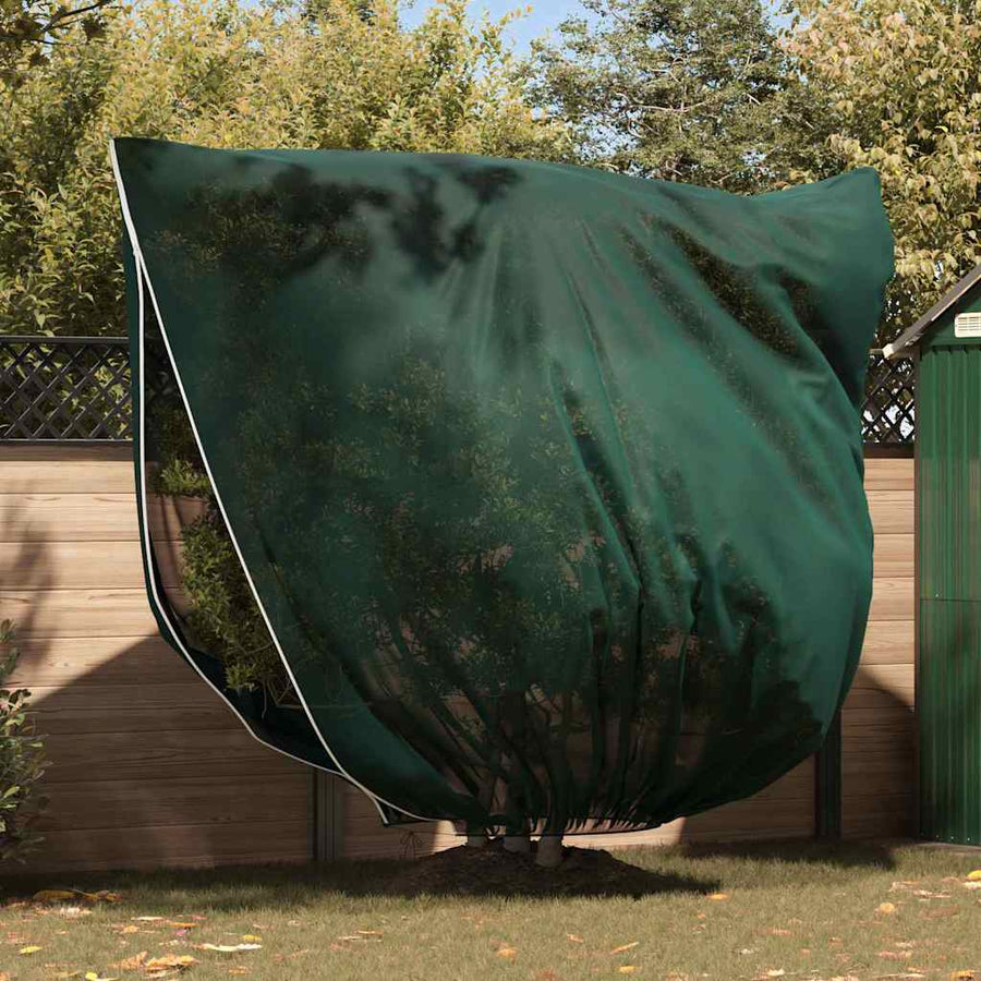 Vorstbescherming Plantenfleece Covers 3 pcs Groen 3.5 x 3.93 m