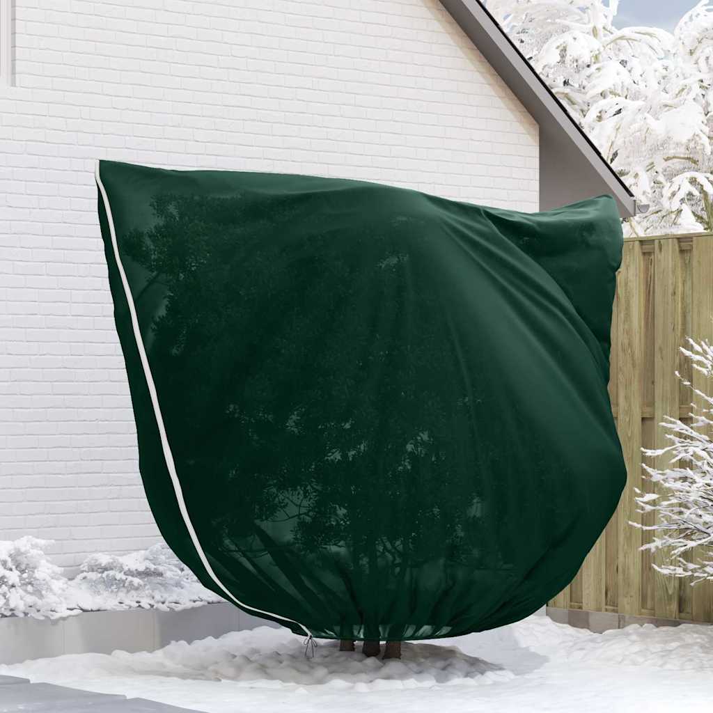 Vorstbescherming Plantenfleece Covers 3 pcs Groen 3.5 x 3.93 m