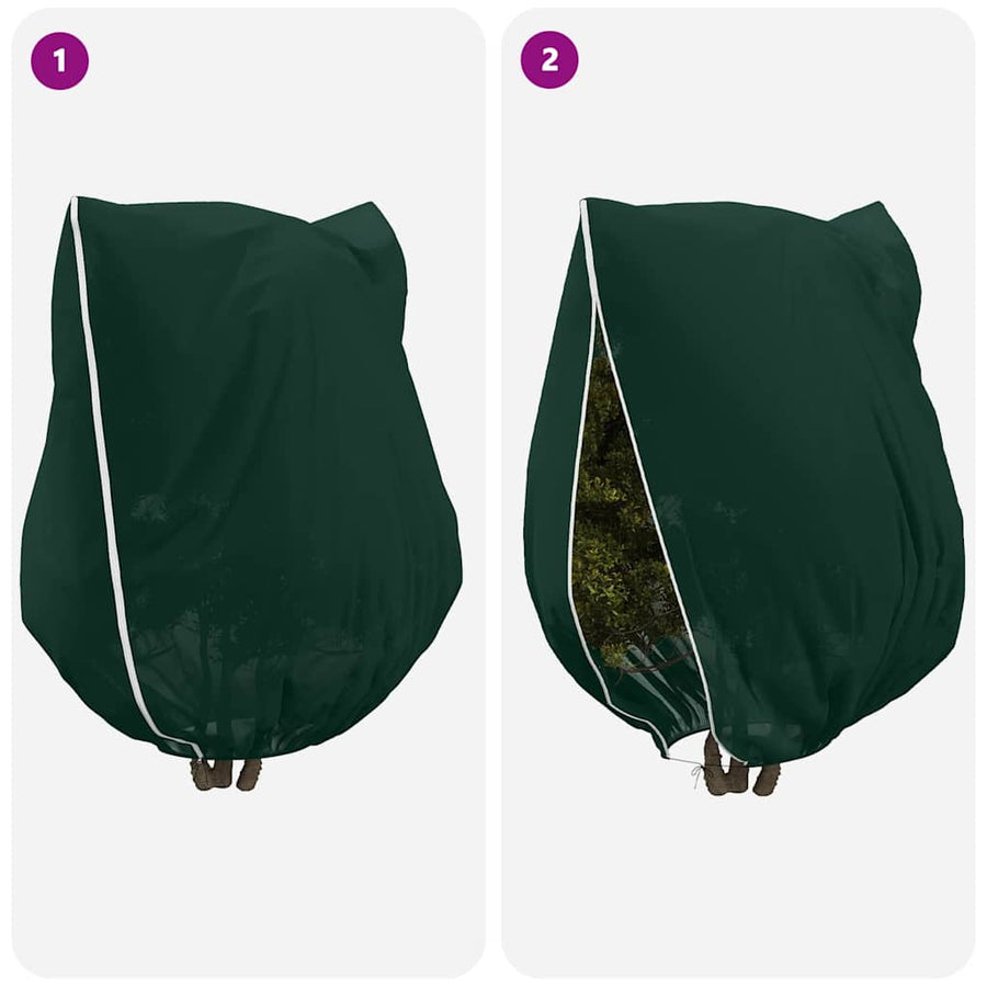 Vorstbescherming Plantenfleece Covers 3 pcs Groen 3.5 x 3.93 m