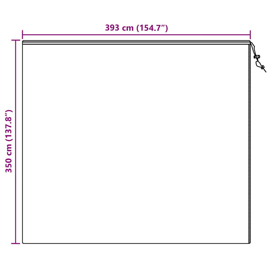 Vorstbescherming Plantenfleece Covers 3 pcs Groen 3.5 x 3.93 m