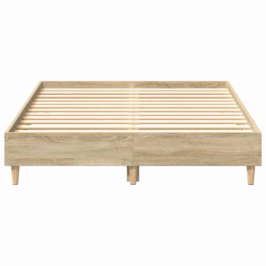 Bedframe Sonoma 137 x 190 cm Bewerkt hout