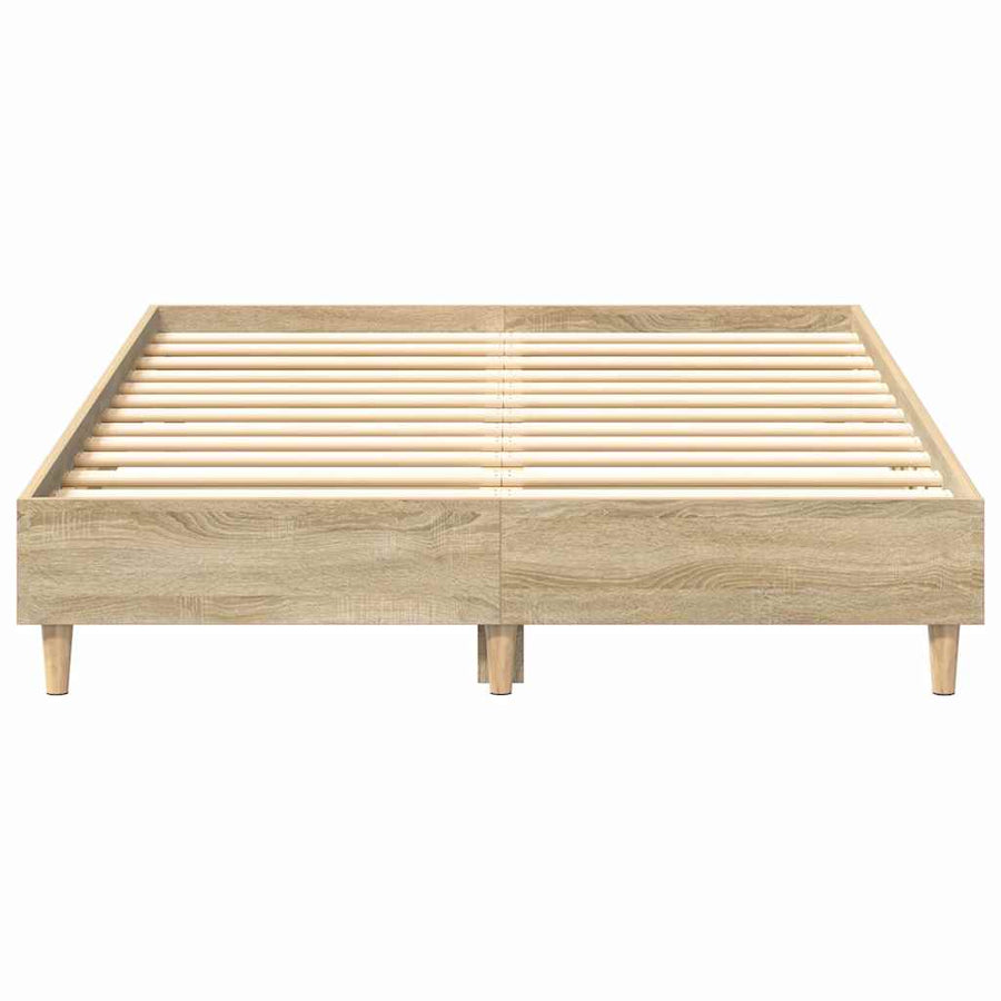 Bedframe Sonoma 137 x 190 cm Bewerkt hout