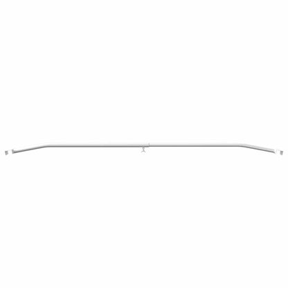 Zeildoekbevestiging voor aanhangwagens 2 pcs Zilver 100-145 cm
