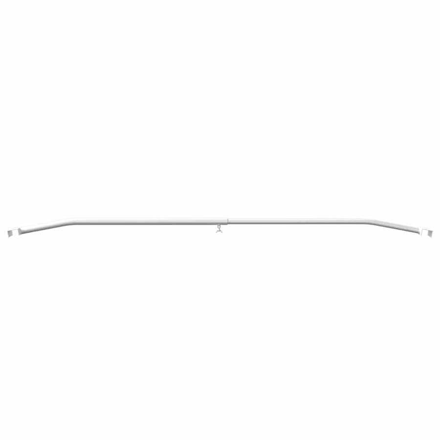 Zeildoekbevestiging voor aanhangwagens 3 pcs Zilver 100-145 cm
