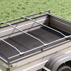 Zeildoekbevestiging aanhanger 4 stuks zilver 130-210 cm