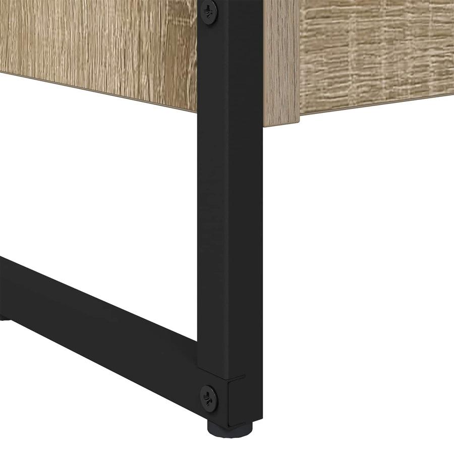 Boekenkast 2 pcs Sonoma 80 x 30 x 155 cm Bewerkt hout