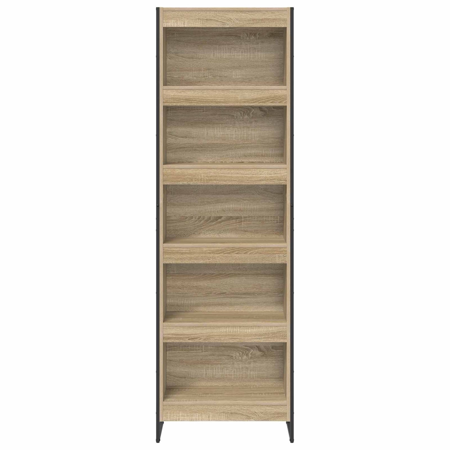 Boekenkast 2 pcs Sonoma 80 x 30 x 155 cm Bewerkt hout
