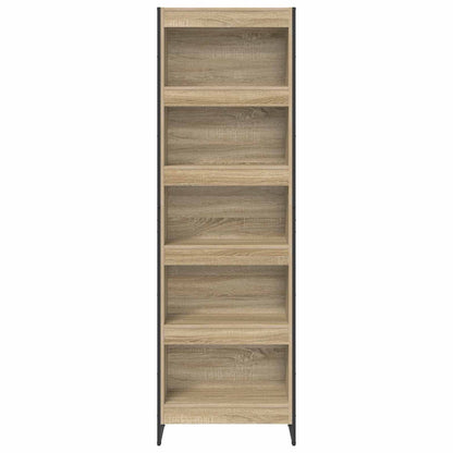 Boekenkast 2 pcs Sonoma 80 x 30 x 155 cm Bewerkt hout