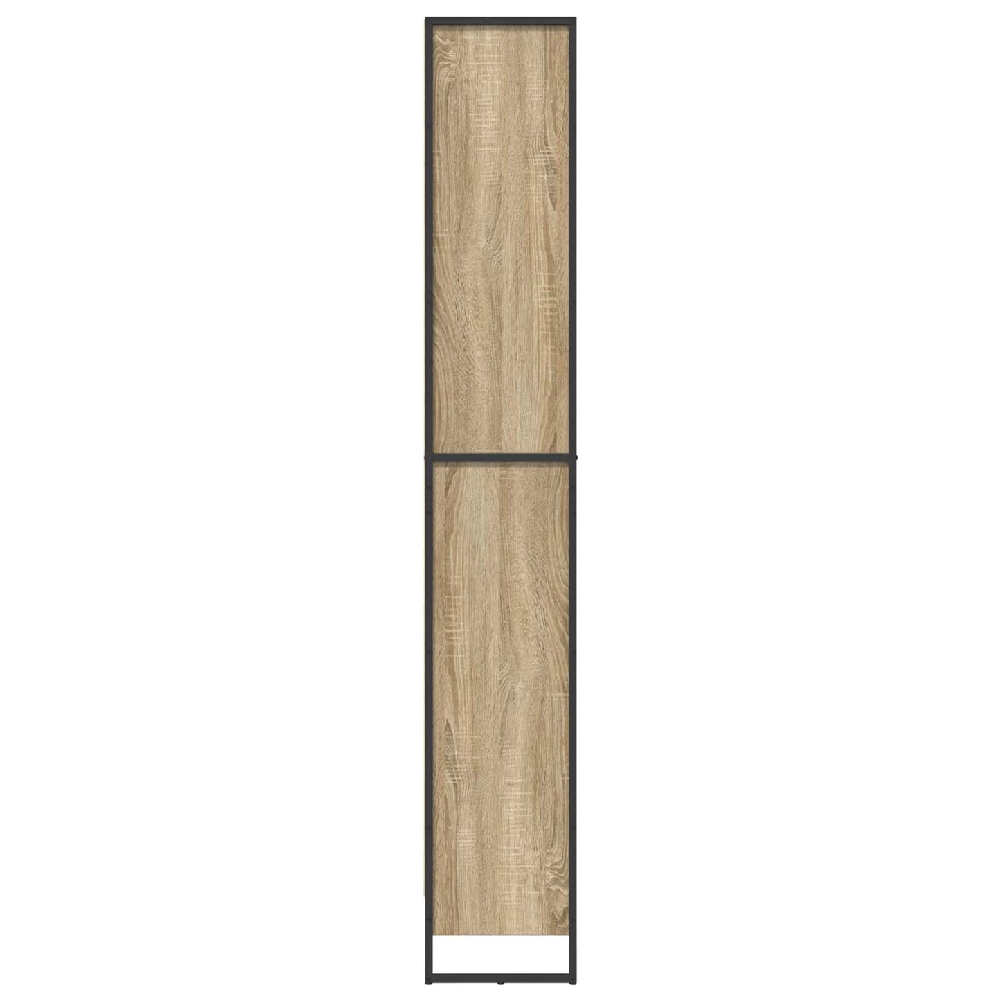 Boekenkast 2 pcs Sonoma 80 x 30 x 155 cm Bewerkt hout
