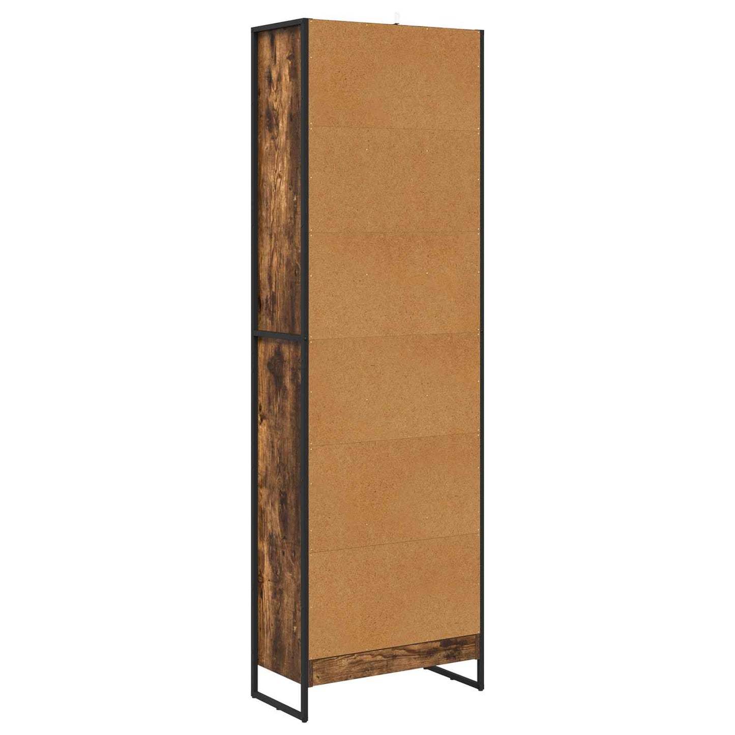 Boekenkast 2 pcs Rook Eik 80 x 30 x 155 cm Bewerkt hout