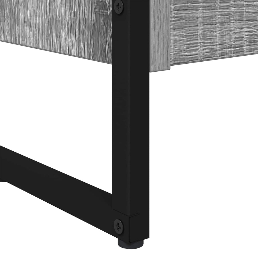 Boekenkast 2 pcs Grijs Sonoma 80 x 30 x 155 cm Bewerkt hout