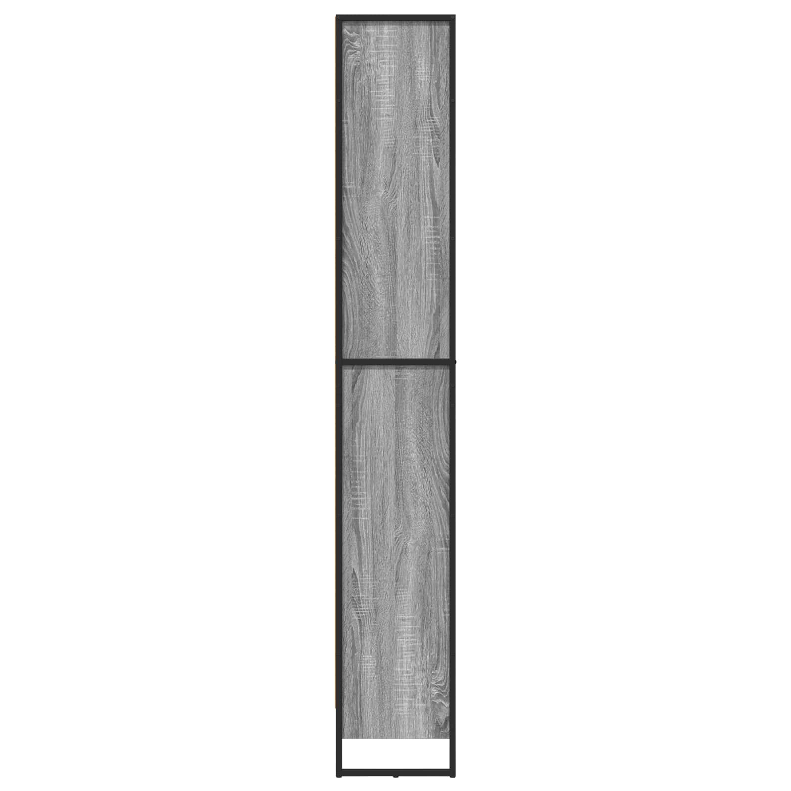 Boekenkast 2 pcs Grijs Sonoma 80 x 30 x 155 cm Bewerkt hout