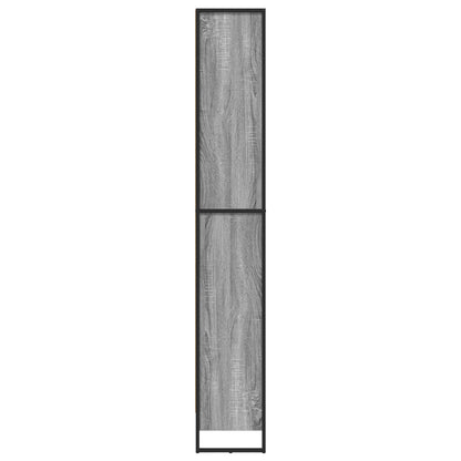 Boekenkast 2 pcs Grijs Sonoma 80 x 30 x 155 cm Bewerkt hout