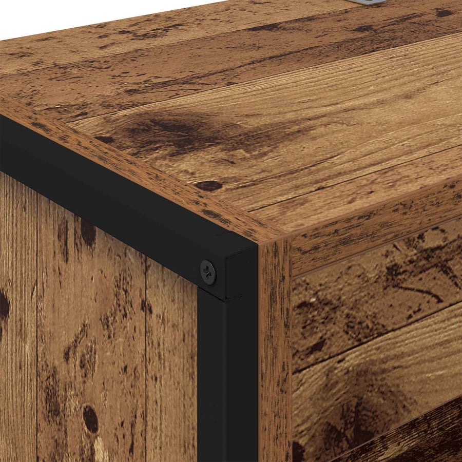 Boekenkast 2 pcs Oud Hout 80 x 30 x 155 cm Bewerkt hout