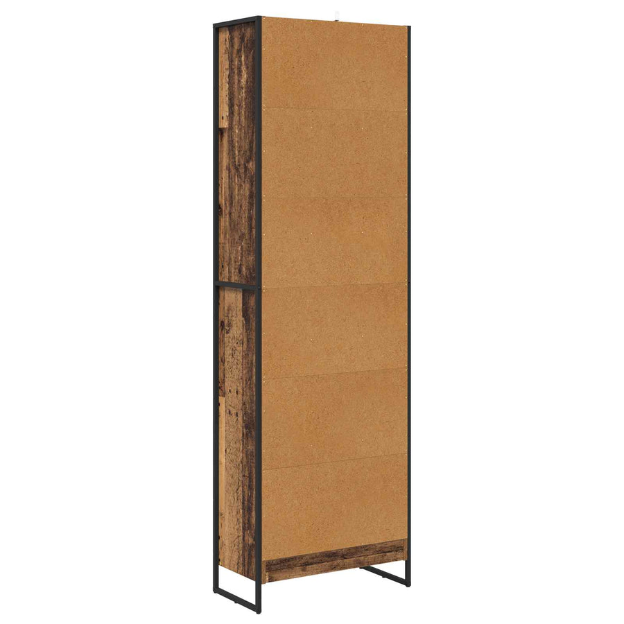 Boekenkast 2 pcs Oud Hout 80 x 30 x 155 cm Bewerkt hout