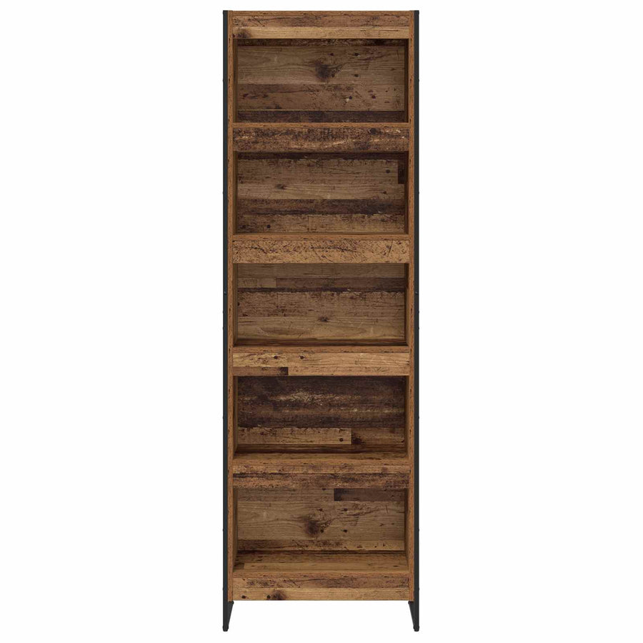 Boekenkast 2 pcs Oud Hout 80 x 30 x 155 cm Bewerkt hout
