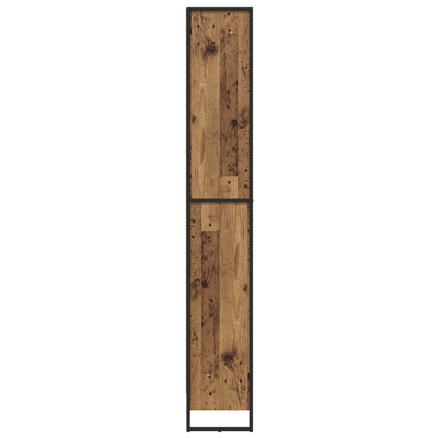 Boekenkast 2 pcs Oud Hout 80 x 30 x 155 cm Bewerkt hout