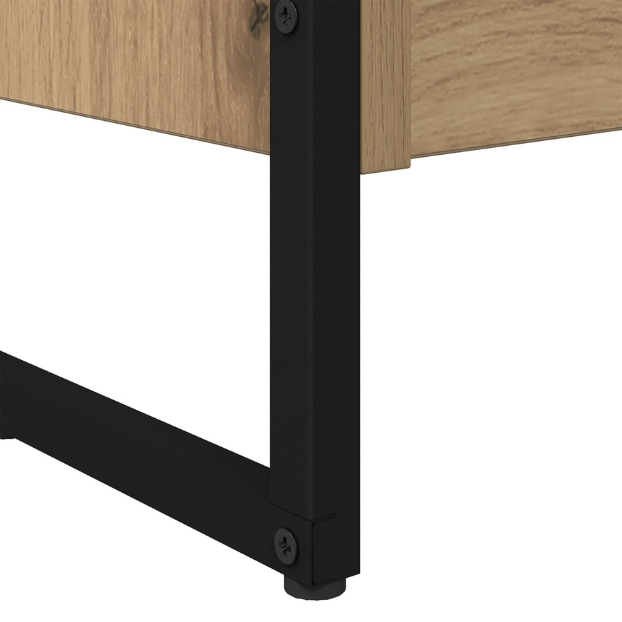 Boekenkast 2 pcs Ambachtelijk eiken 80 x 30 x 155 cm