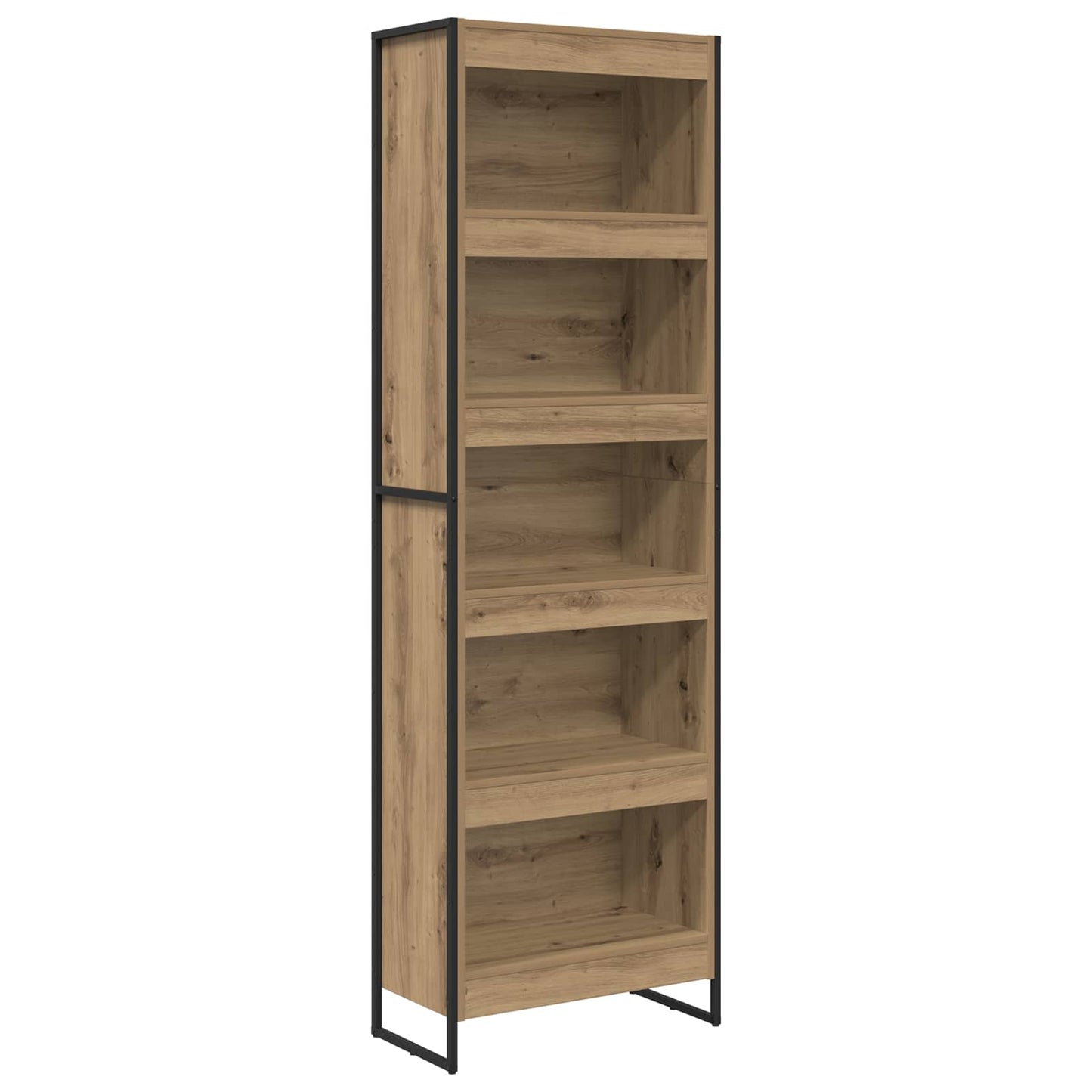 Boekenkast 2 pcs Ambachtelijk eiken 80 x 30 x 155 cm