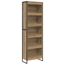 Boekenkast 2 pcs Ambachtelijk eiken 80 x 30 x 155 cm