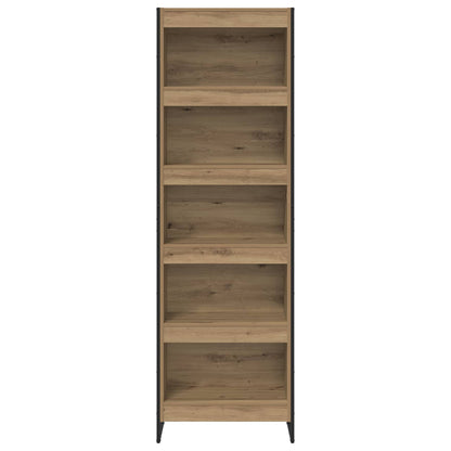Boekenkast 2 pcs Ambachtelijk eiken 80 x 30 x 155 cm