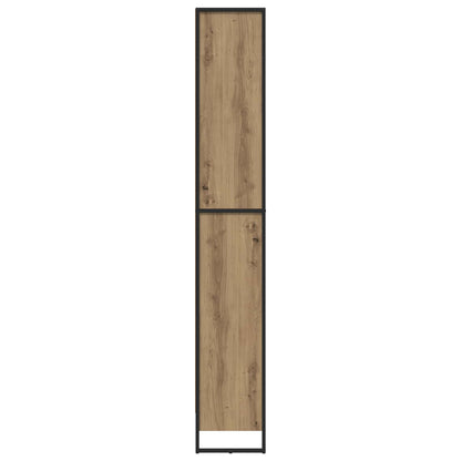 Boekenkast 2 pcs Ambachtelijk eiken 80 x 30 x 155 cm
