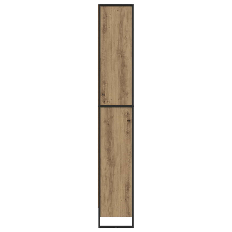 Boekenkast 2 pcs Ambachtelijk eiken 80 x 30 x 155 cm