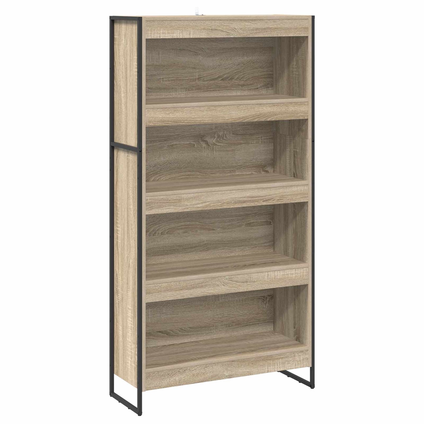 Boekenkast 2 pcs Sonoma 80 x 30 x 155 cm Bewerkt hout
