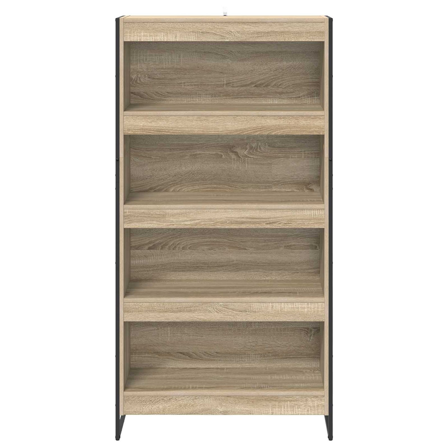 Boekenkast 2 pcs Sonoma 80 x 30 x 155 cm Bewerkt hout