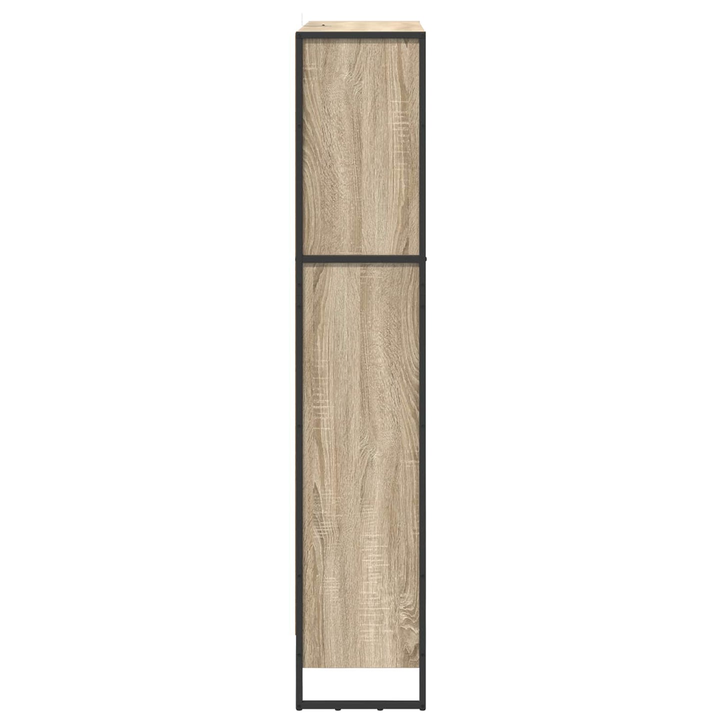 Boekenkast 2 pcs Sonoma 80 x 30 x 155 cm Bewerkt hout