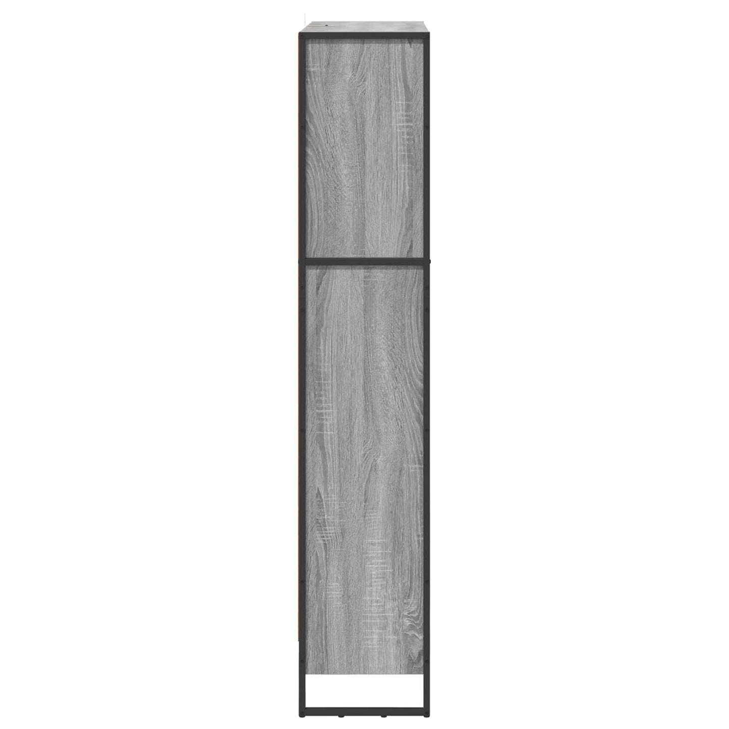 Boekenkast 2 pcs Grijs Sonoma 80 x 30 x 155 cm Bewerkt hout