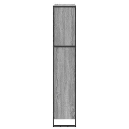 Boekenkast 2 pcs Grijs Sonoma 80 x 30 x 155 cm Bewerkt hout